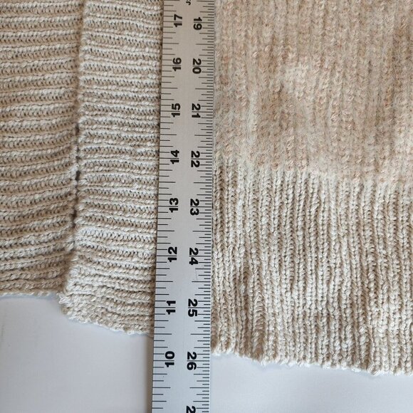 All In Favor Women's Colorblock Cardigan In Cream Size S NWT - Picture 12 of 12